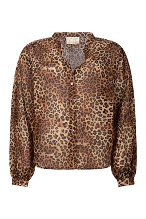 Liona Long-Sleeved Shirt In Allover Cotton MC2 SAINT BARTH | Shirt | LIO000100168L